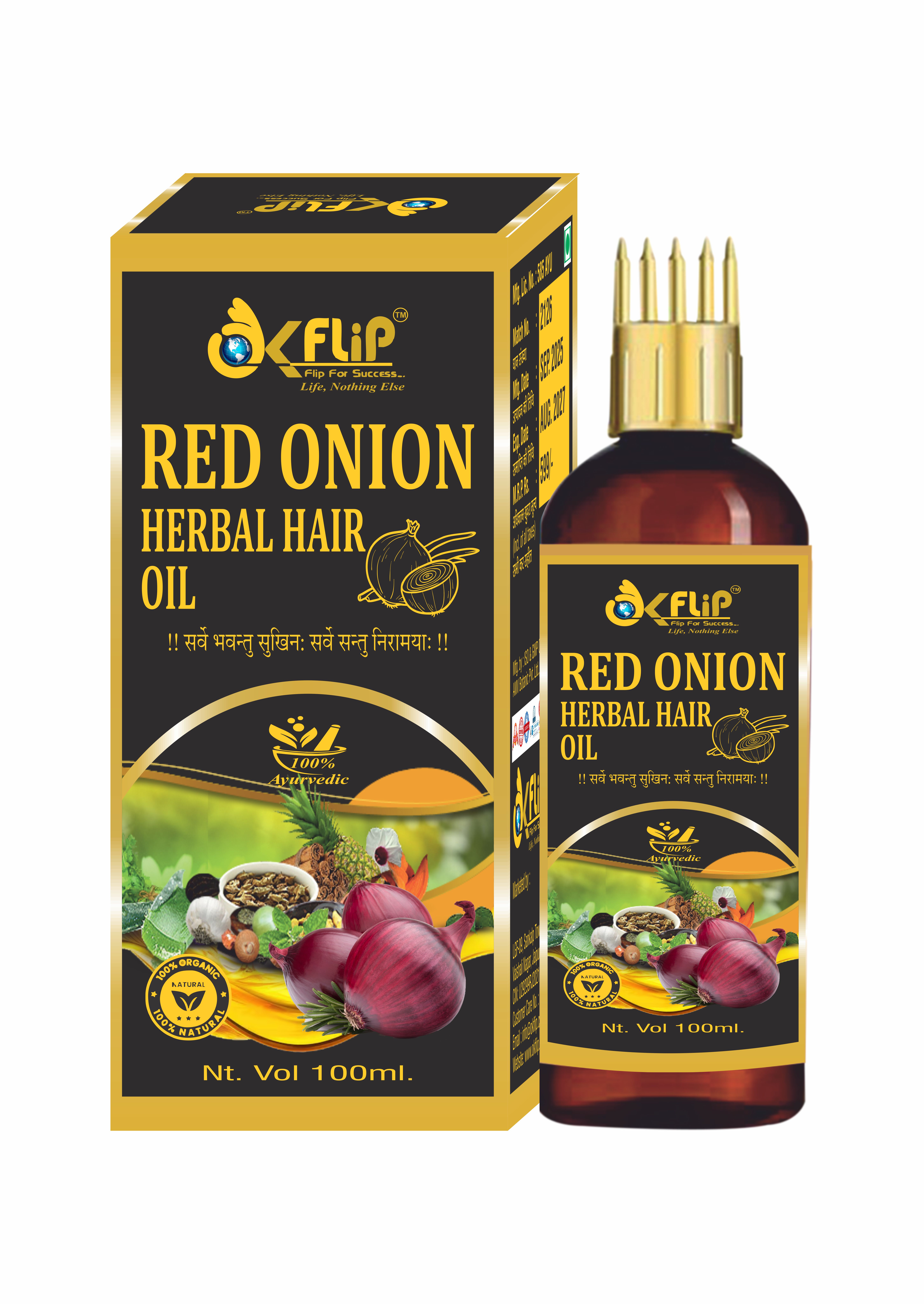 RED ONION (Herbal Hair Oil)