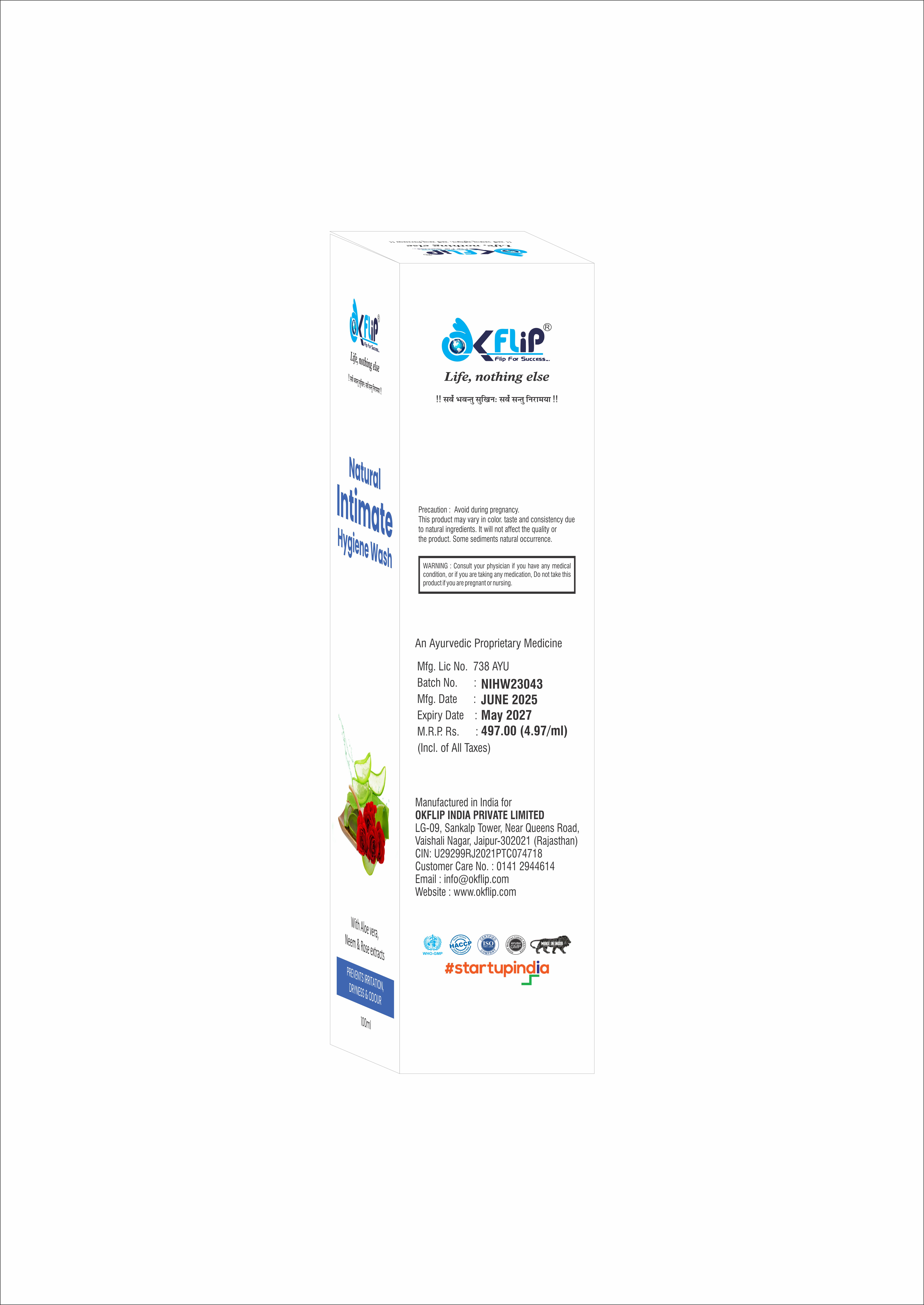 NATURAL INTIMATE HYGIENE WASH